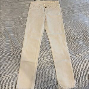 Rag & Bone Women's Cream Skinny Jeans